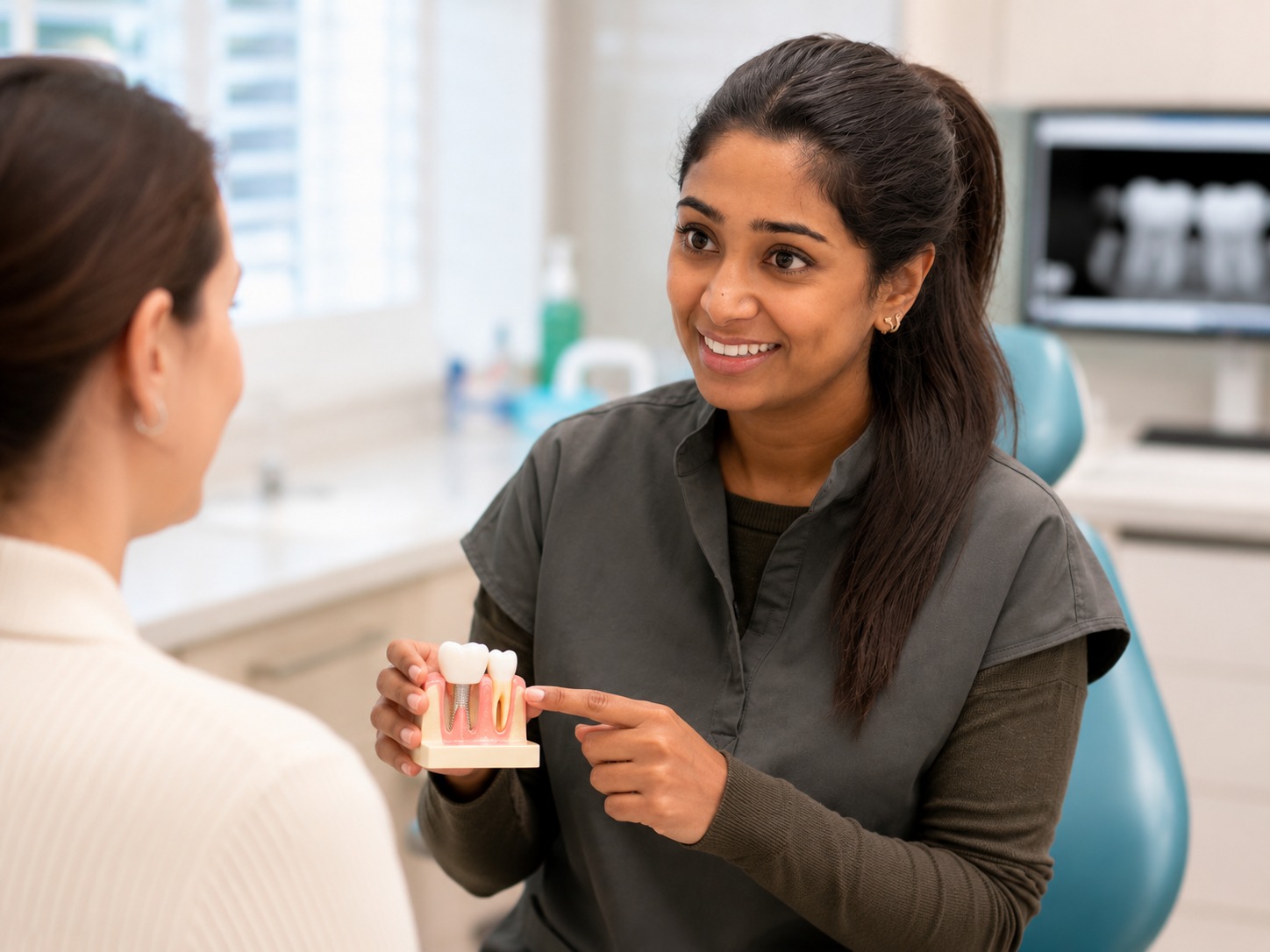 Calm dental consultation at The Dentistry